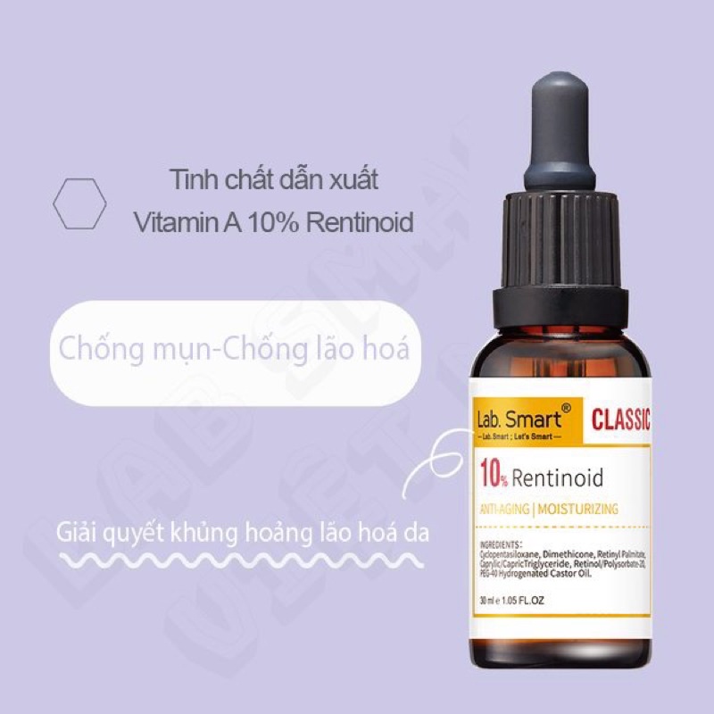 Tinh chất serum 10% RETINOID 30ml DrHsieh LabSmart Đài Loan