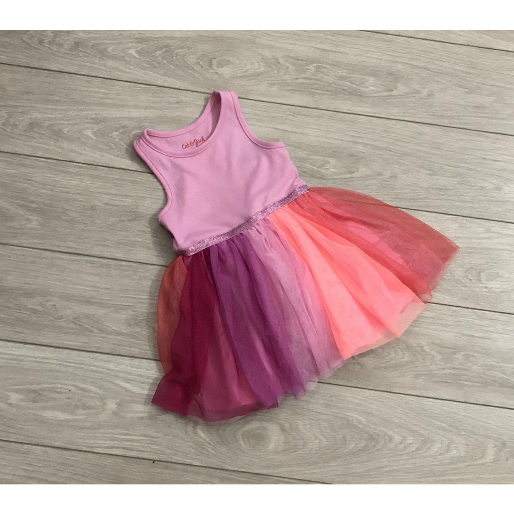 Váy tutu Cat & Jack sát nách cho bé gái 18M-5T