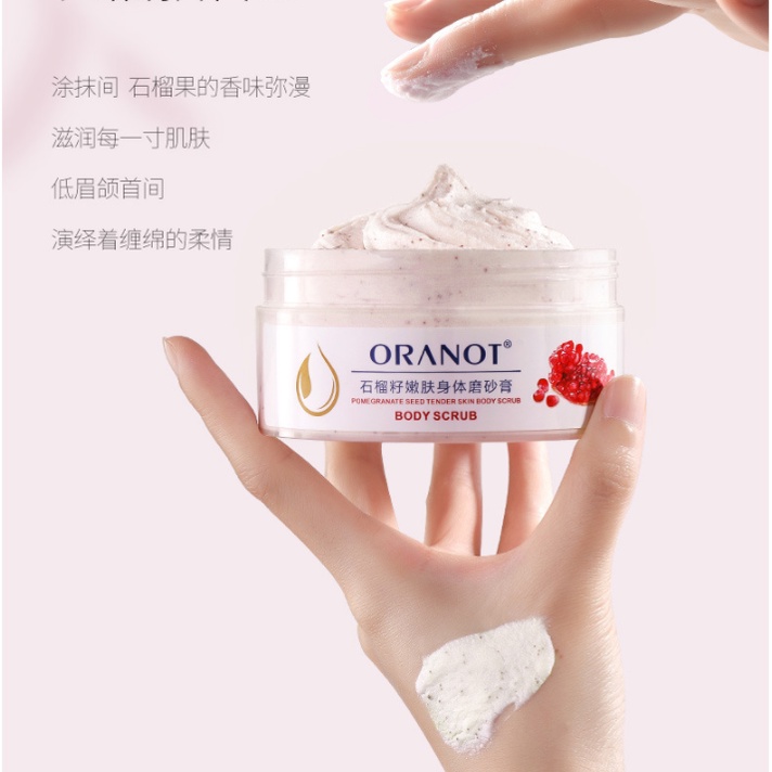 Muối tắm ORANOT chiết xuất lựu đỏ tẩy tế bào chết toàn thân an toàn tiện dụng