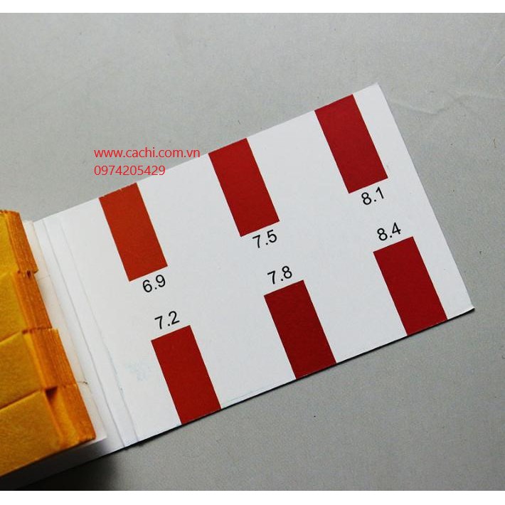 Giấy Quỳ Tím Thử Độ pH Thang Đo Từ 6.9 - 8.4