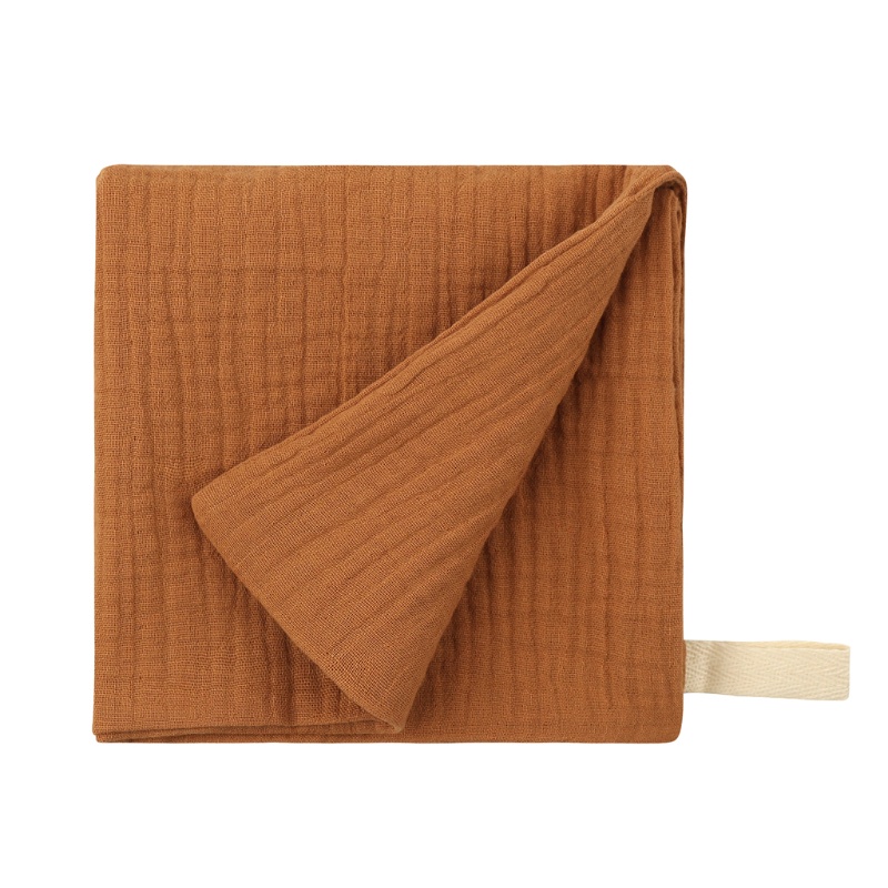 Yếm Ăn Cotton Có Túi Tiện Dụng Cho Bé