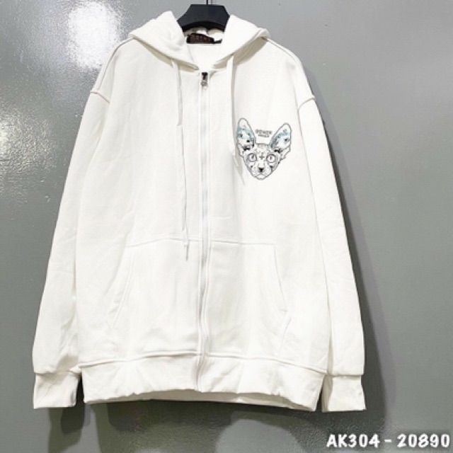 🎆𝐍𝐢̉ 𝐁𝐨̂𝐧𝐠 𝐋𝟏🎆 304 Áo Khoác Nỉ Hottrend "MEW" (Hình Thật) . | BigBuy360 - bigbuy360.vn