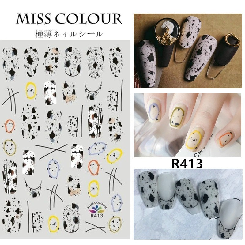 Nail Sticker Ngộ Nghĩnh Dán Trang Trí Móng Mẫu Mới Nhất Hot