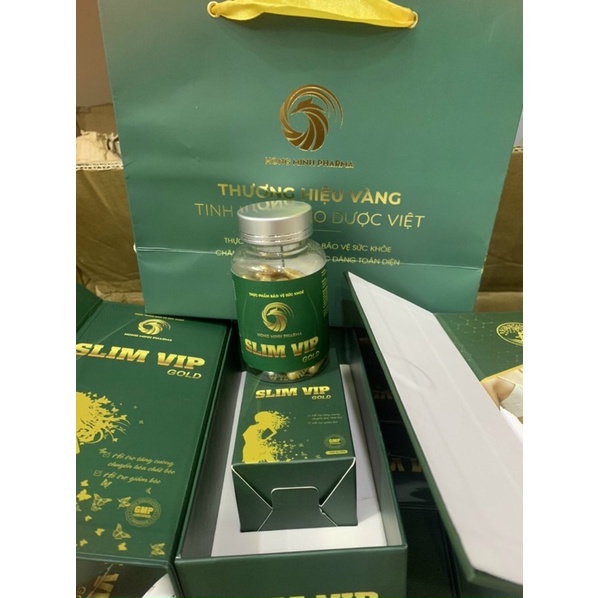(150 VIÊN ). GIẢM CÂN SLIM VIP TẶNG GIẢM CÂN MI NHON ( mua 1 được 3 )