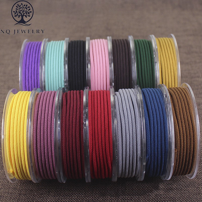 Cuộn dây vải handmade đường kính dây 3mm - cuộn dài 4m