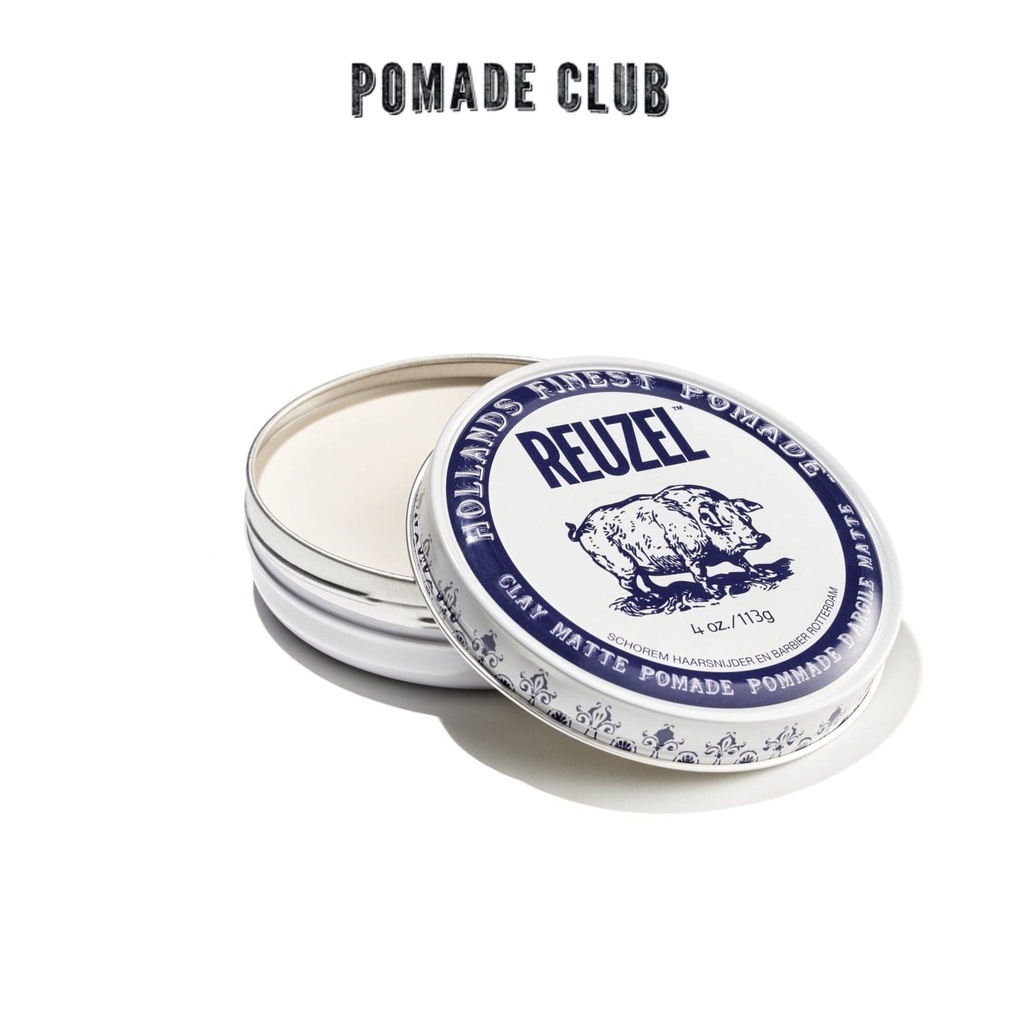 Sáp vuốt tóc Reuzel Clay Matte Pomade - 113gr