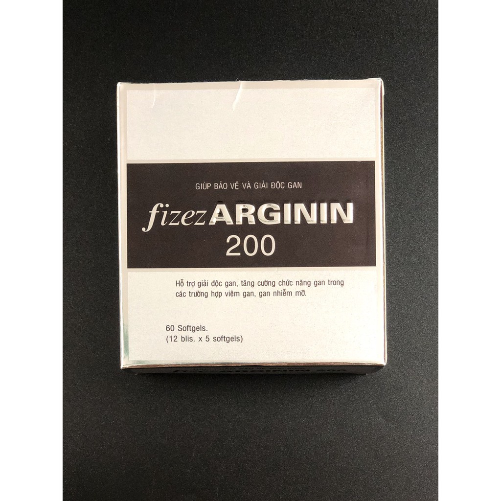 Viên uống hỗ trợ giải độc gan, tăng cường chức năng gan Fizez ARGININ 200