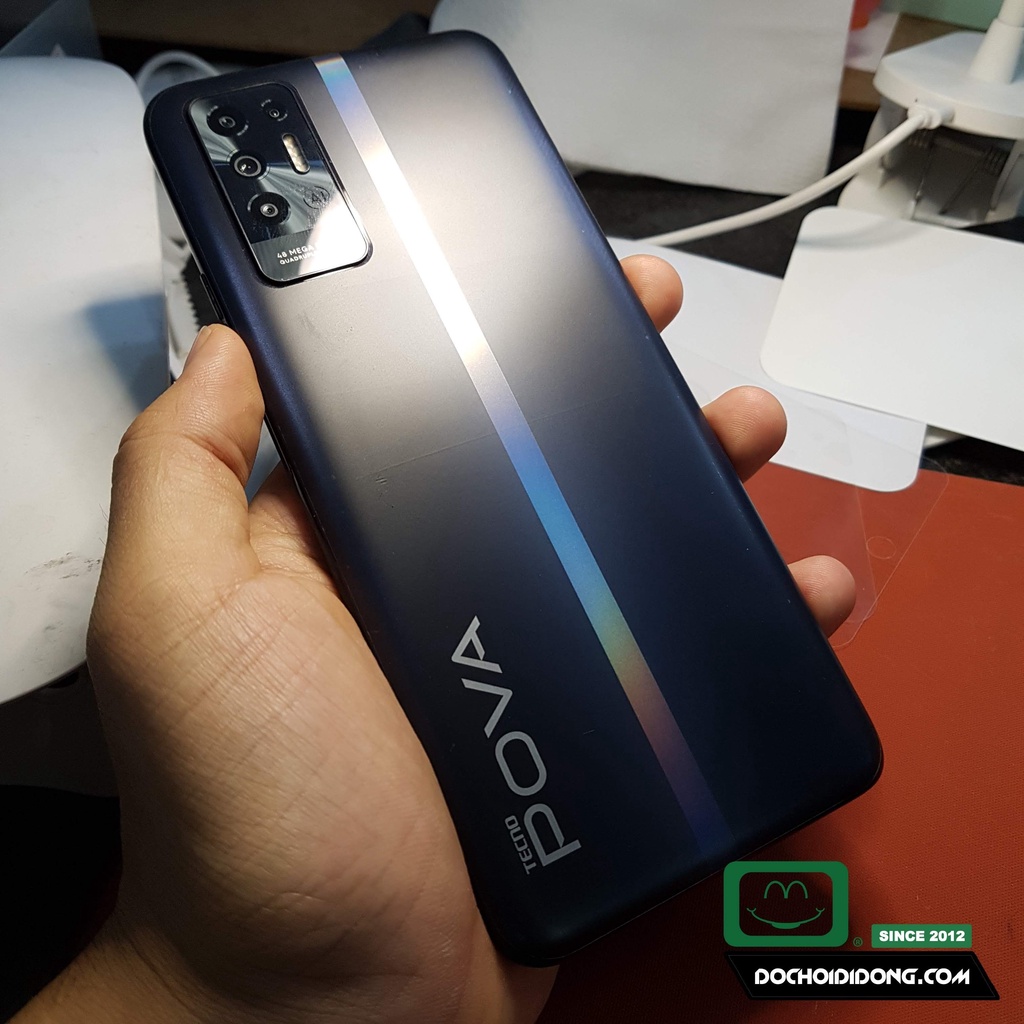 Miếng dán PPF Hydorgen Tecno Pova 2 trong, nhám, đổi màu cao cấp