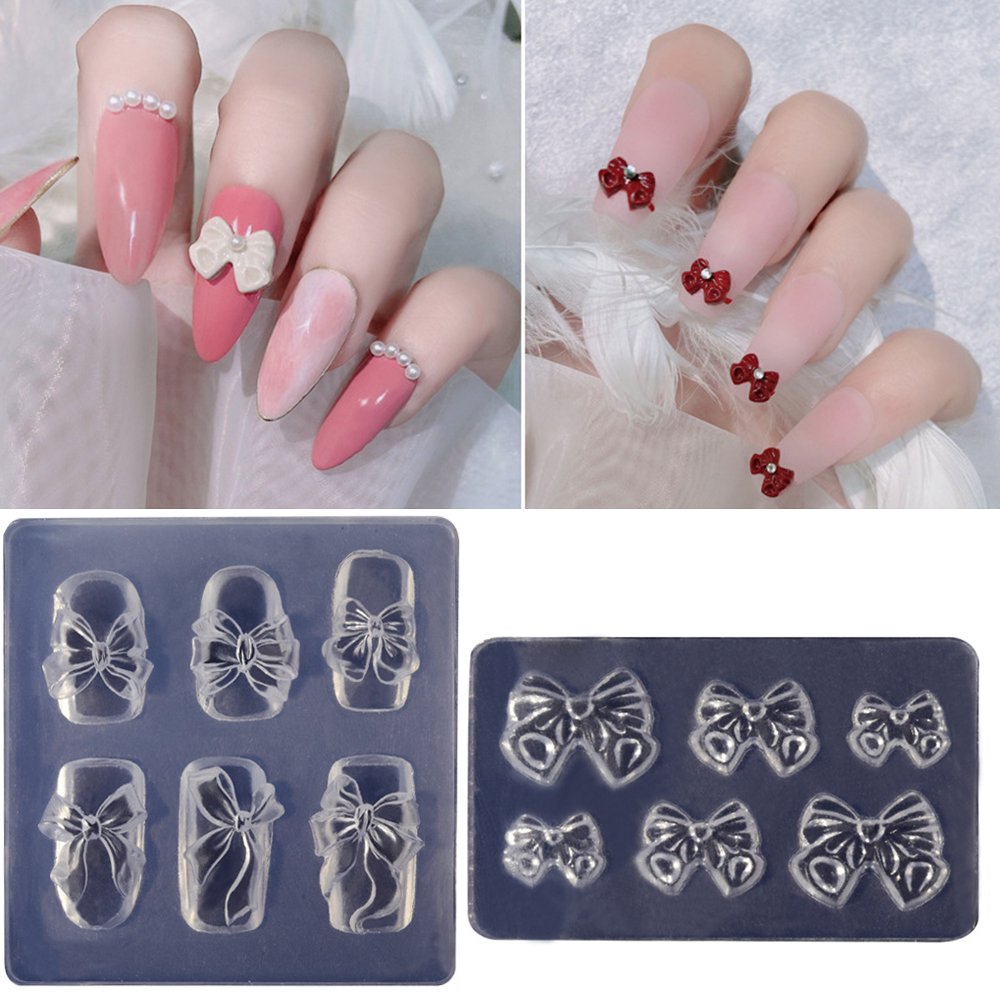 [Hàng mới về] Khuôn Dán Trang Trí Móng Tay Phong Cách 3D Độc Đáo Cao Cấp