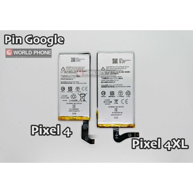 Pin Google pixel 4/ Pixel 4 XL G020J-B bảo hành 6 tháng.