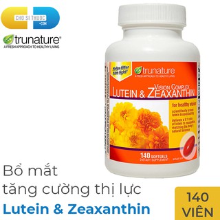 Viên bổ mắt Lutein Zeaxanthin Trunature, Hộp 140 viên