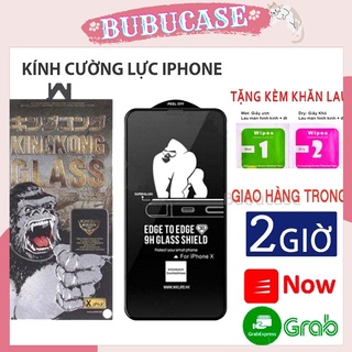 Kính Cường Lực KingKong Full Màn Hình Cảm Ứng Nhạy iP 13/13 Pro/13Promax/12/12 Pro/12 Promax/X/Xsmax/11/11 Pro/11 Promax