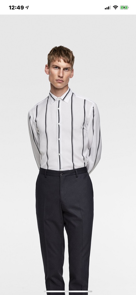 Zara Spain authentic sơmi sz S slim fit