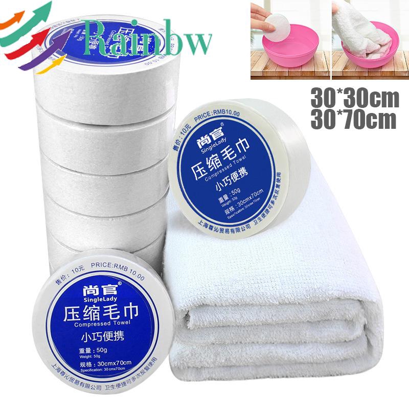 Khăn Tắm cotton Nén Dùng Một Lần Tiện Dụng