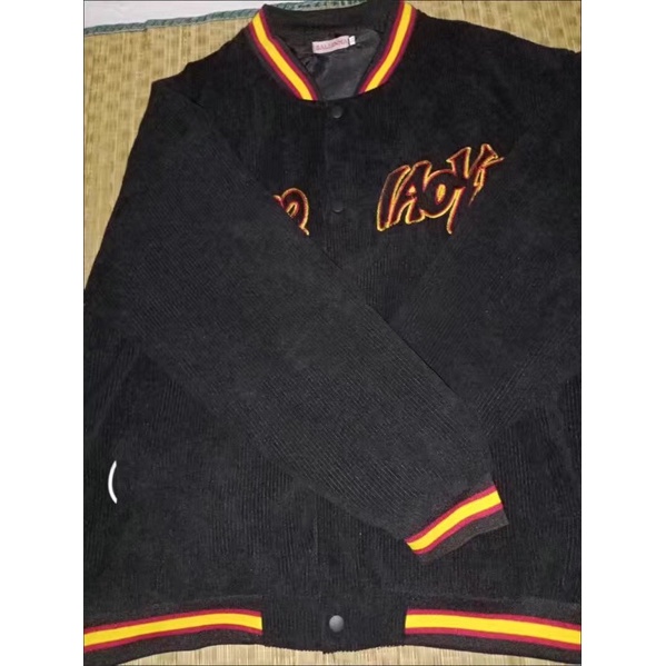 Khoác Bomber Nhung Tăm Ulzzang unisex Size Big to