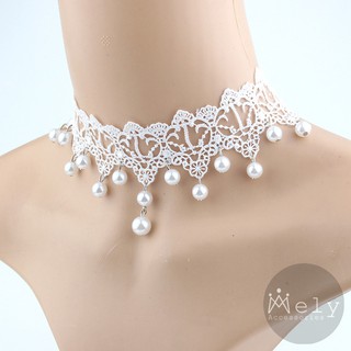 VÒNG CỔ CHOKER TRẮNG - MELY 1071