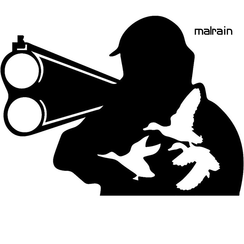 Miếng Dán Trang Trí Xe Ô Tô Hình Thợ Săn Độc Đáo