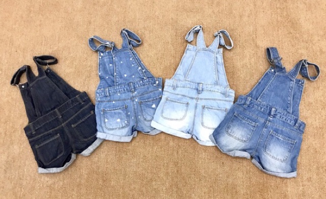 Quần short yém jeans Kiabi xuất Pháp