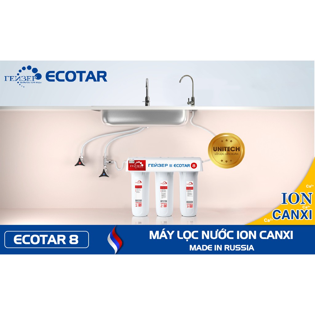 Máy lọc nước Ion Canxi Geyser Ecotar 8