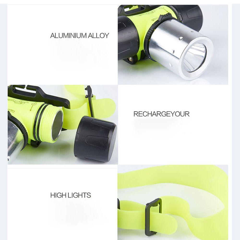 GOGOUP Đèn Pin Đeo Trán Siêu Sáng Đa Năng Tiện Dụng Dùng Khi Đi Lặn