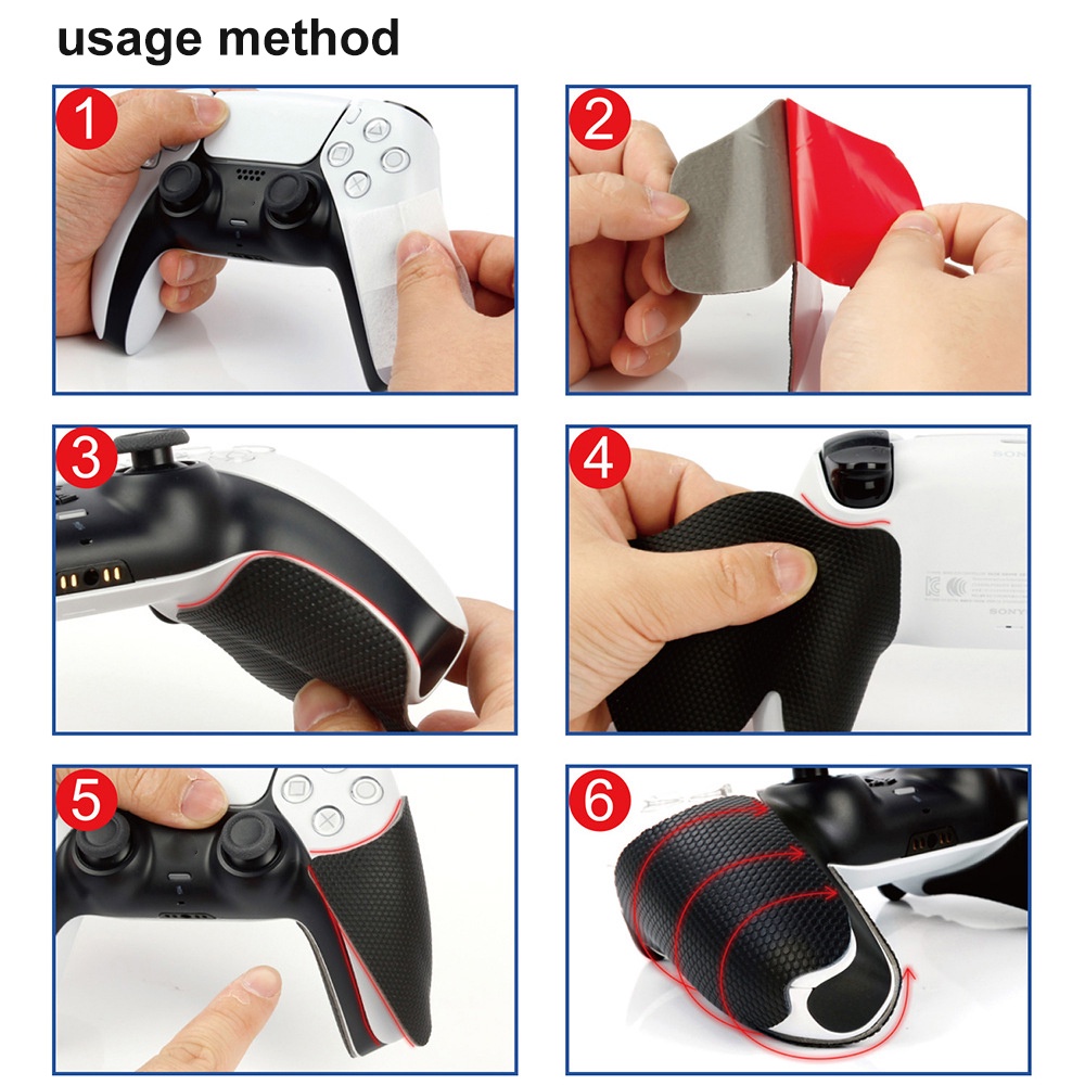 Miếng Dán Chống Trượt Tay Cầm Cho Bộ Điều Khiển Ps5 Phụ Kiện Vỏ Bảo Vệ Tay Cầm Chơi Game.