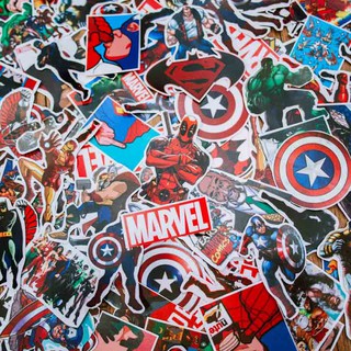 Set 100 Sticker hình dán - Marvel