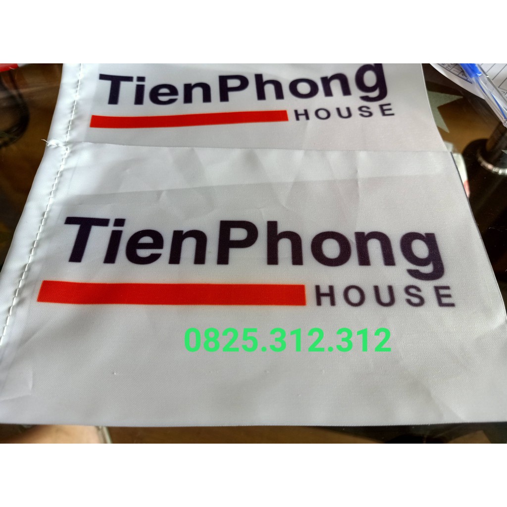 Cờ để bàn 2 lá  - In cờ các nước, logo công ty lên lá cờ theo yêu cầu