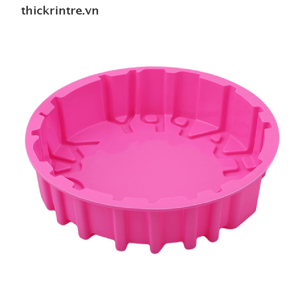 Khuôn Làm Bánh Mousse Hình Tròn Bằng Silicone DIY