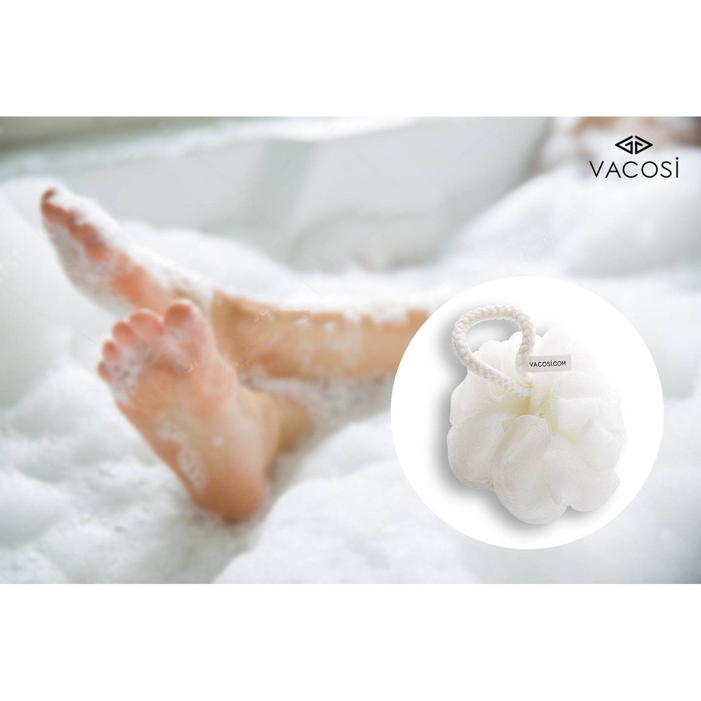 Bông Tắm Vacosi BP21, Bông Tắm Cao Cấp Hàn Quốc Vacosi Plastic Bath Sponge Chính Hãng