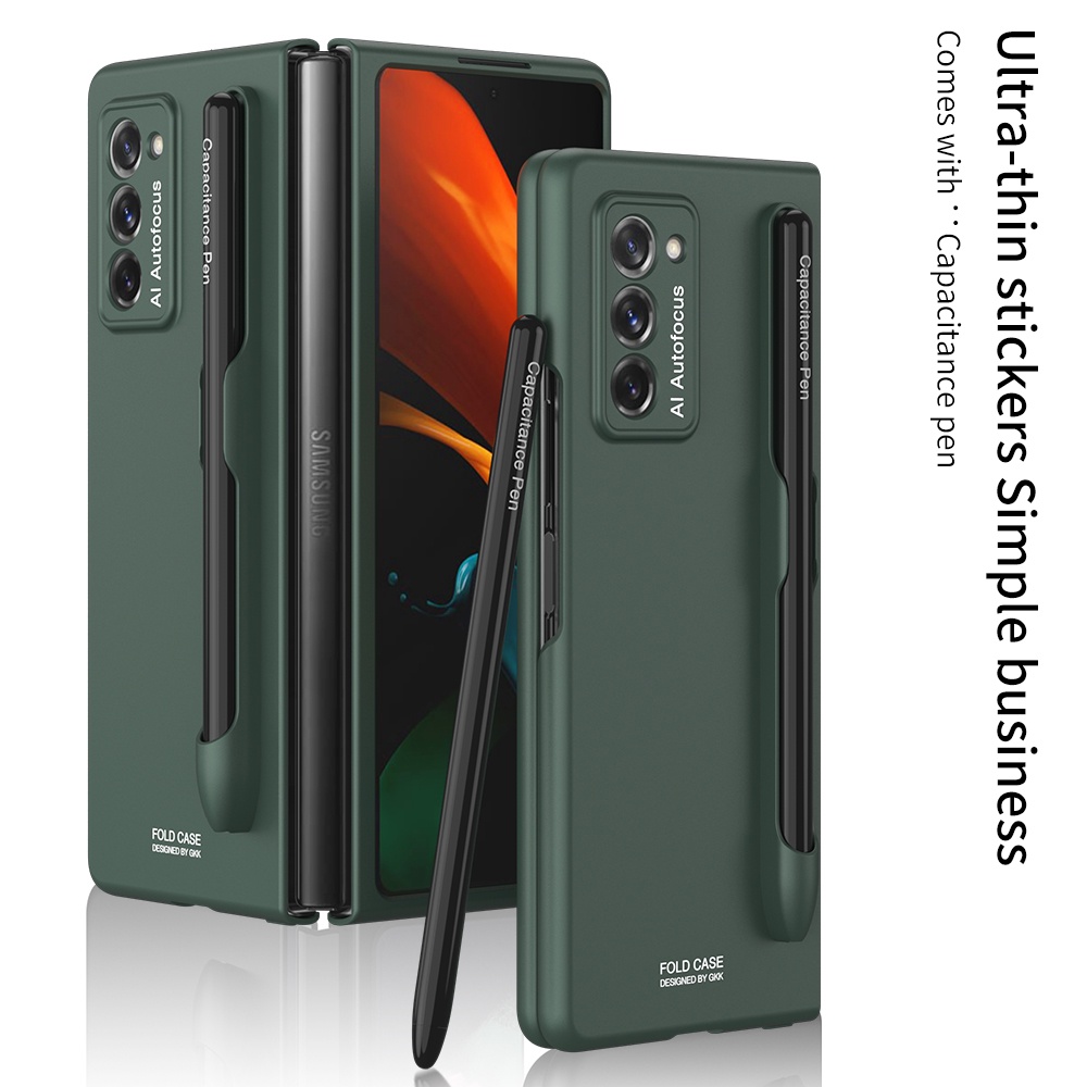 Ốp Điện Thoại Siêu Mỏng Bảo Vệ Toàn Diện Kèm Bút Cho Samsung Galaxy Z FOLD 2