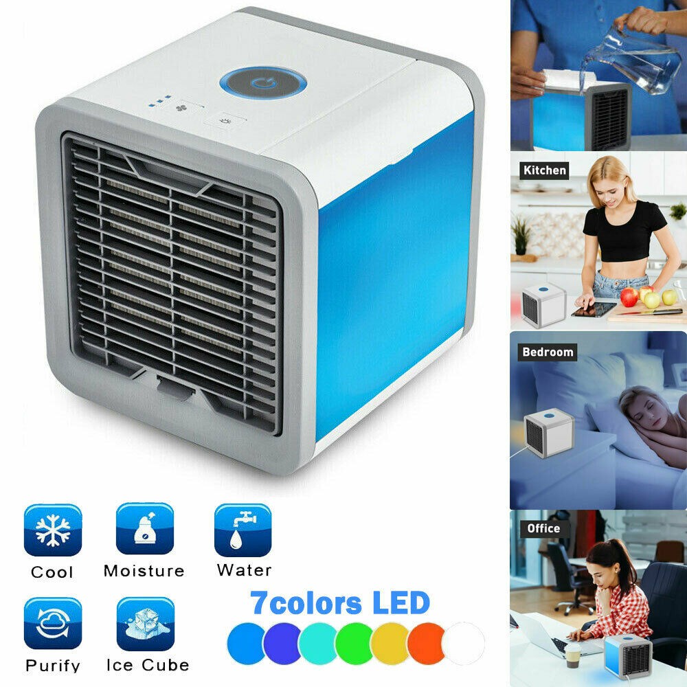 Máy Điều Hoà Mini , Công Suất 10W, Dung Tích Bình Chứa 750ml - Quạt Điều Hòa Mini Làm Mát Nhanh,Quạt Điều Hòa Quạt Mini