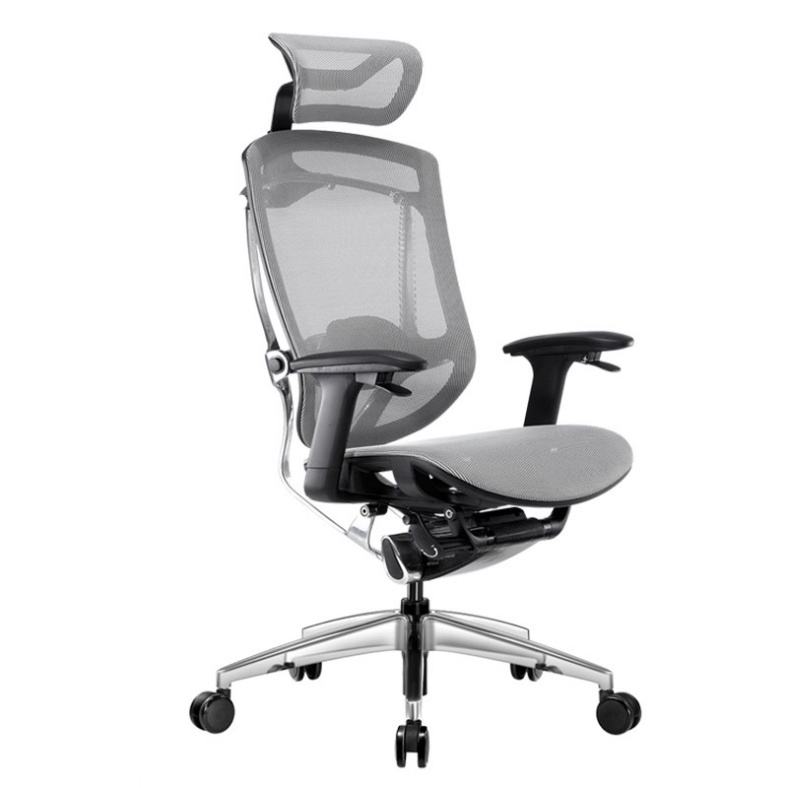 Ghế Ergonomic Công Thái Học GTChair Marrit X Lưới Xám 5D - Chế độ ngả 135 độ - Điều chỉnh linh hoạt