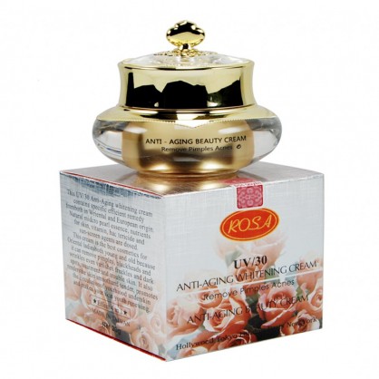 Kem dưỡng da chống lão hóa Rosa UV30 Anti-Aging Whitening Cream 20g