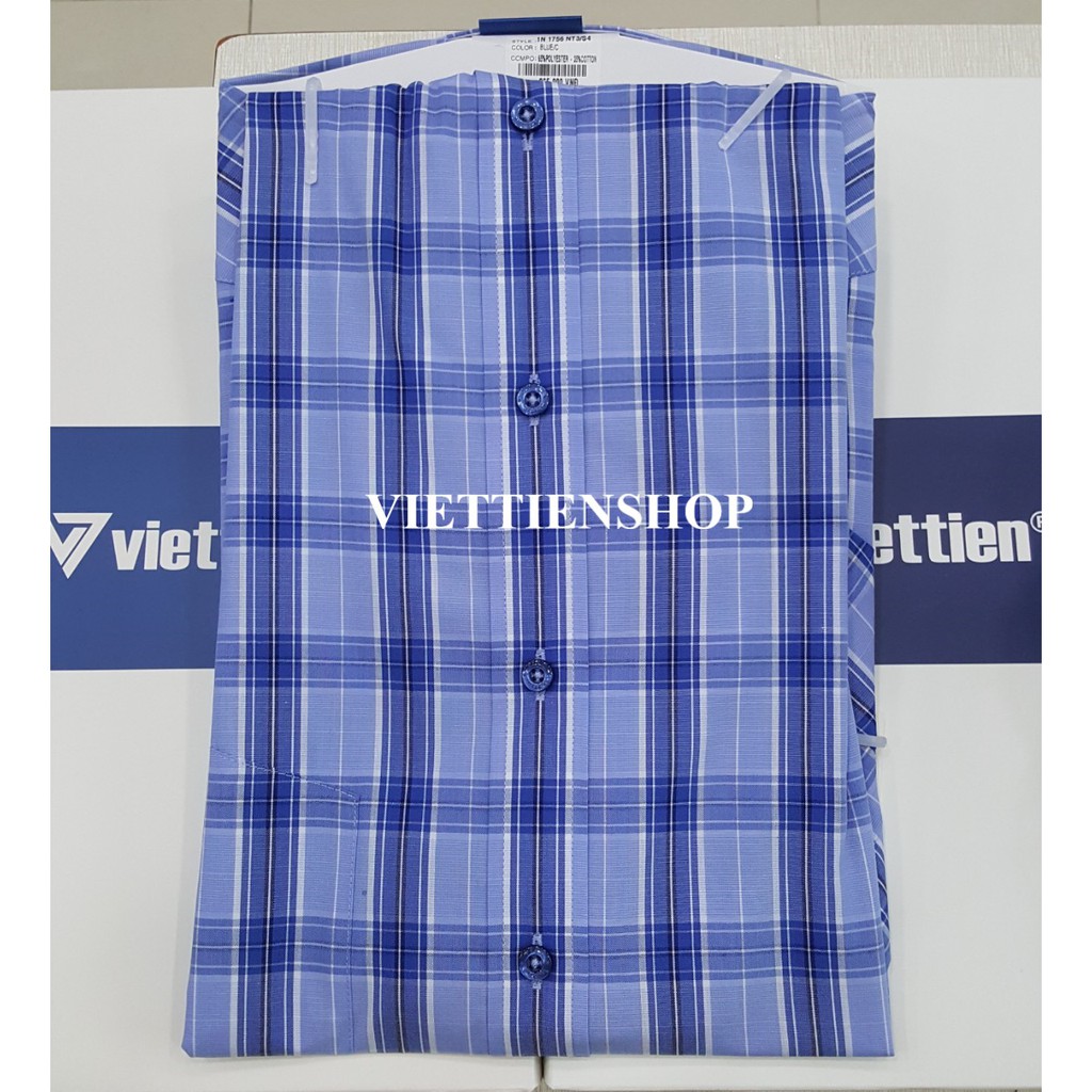 (0895 CRS) ÁO SƠ MI VIỆT TIẾN NGẮN TAY CA RÔ | BigBuy360 - bigbuy360.vn