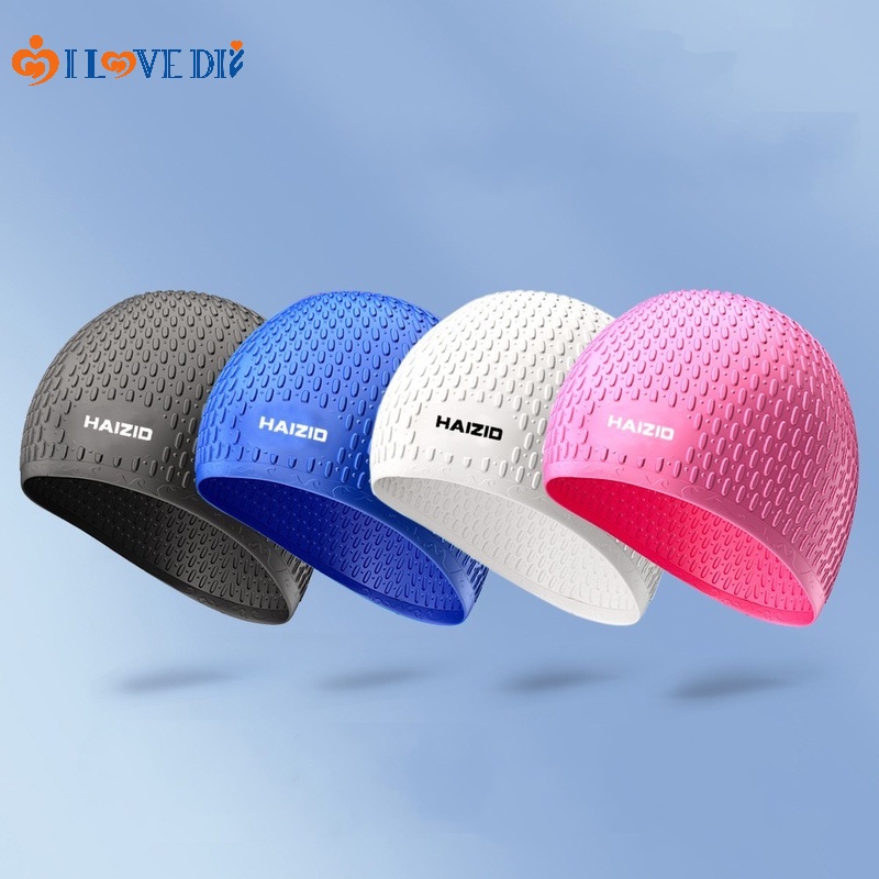 Mũ Bơi Silicone Co Giãn Chống Thấm Nước Dành Cho Nam Và Nữ