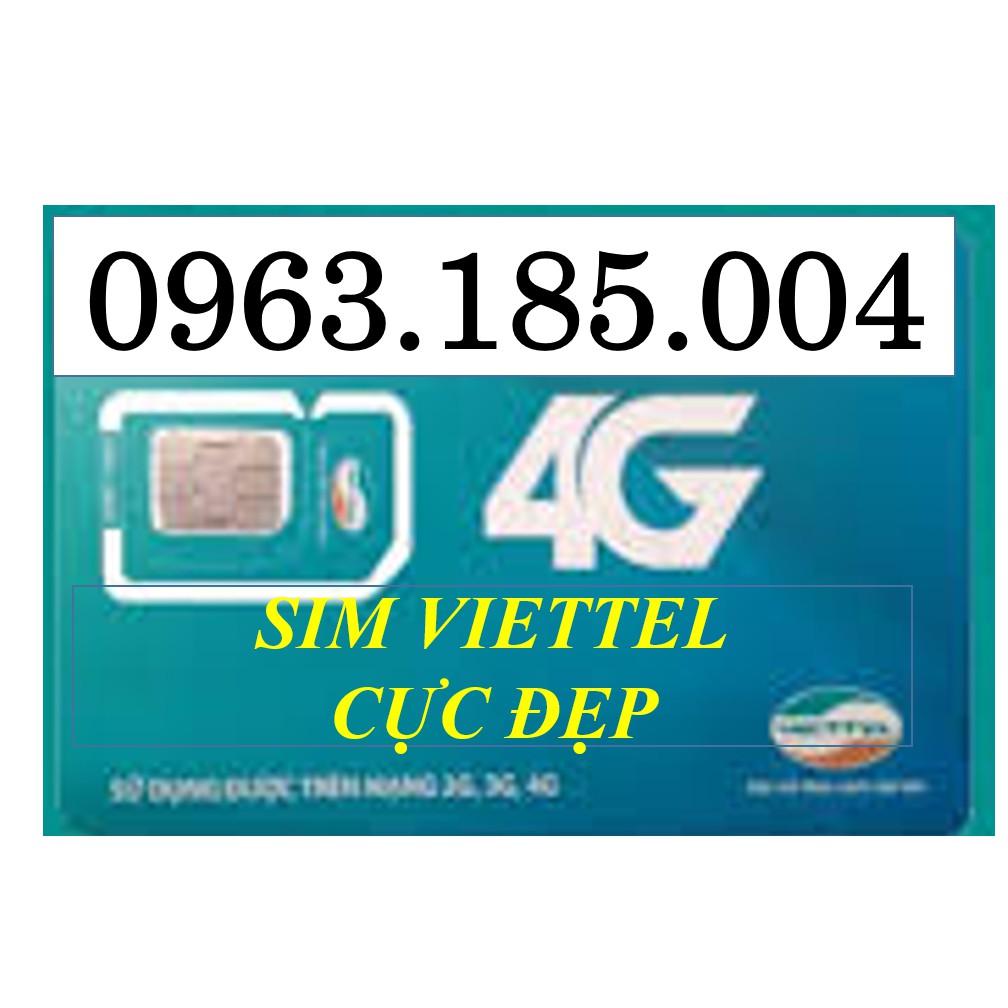 SIM SỐ ĐẸP VIETTEL TRẢ TRƯỚC