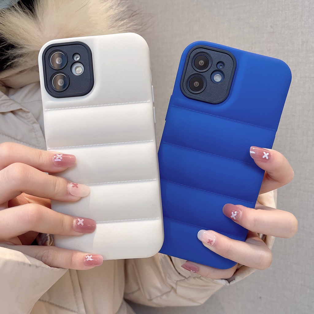 Ốp Điện Thoại Silicon Mềm Hình Áo Khoác Phao Thời Trang Cho Iphone 11 Pro Max XS Max XR 7 8 Plus