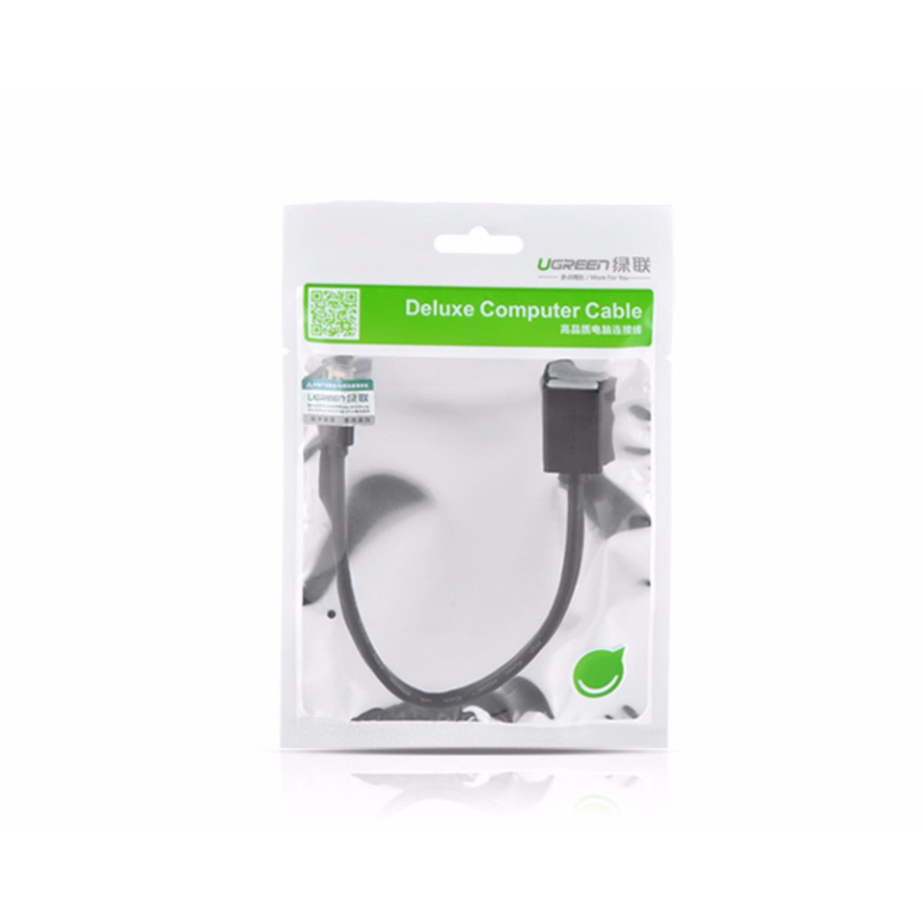 Cáp chuyển đổi micro HDMI đực sang HDMI cái dài 20cm UGREEN 20134 (màu đen) .