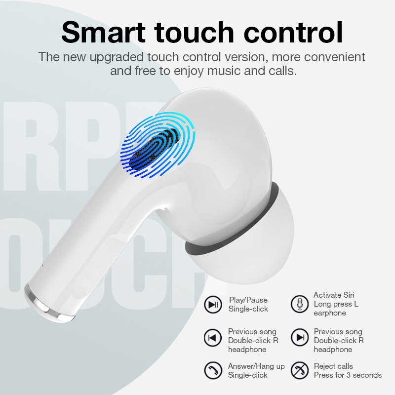 Airpods Pro bluetooth nhận Tai nghe không dây có mic chống ồn xuyên âm-Tai nghe cho tất cả điện thoại thông minh-[AL-D8]