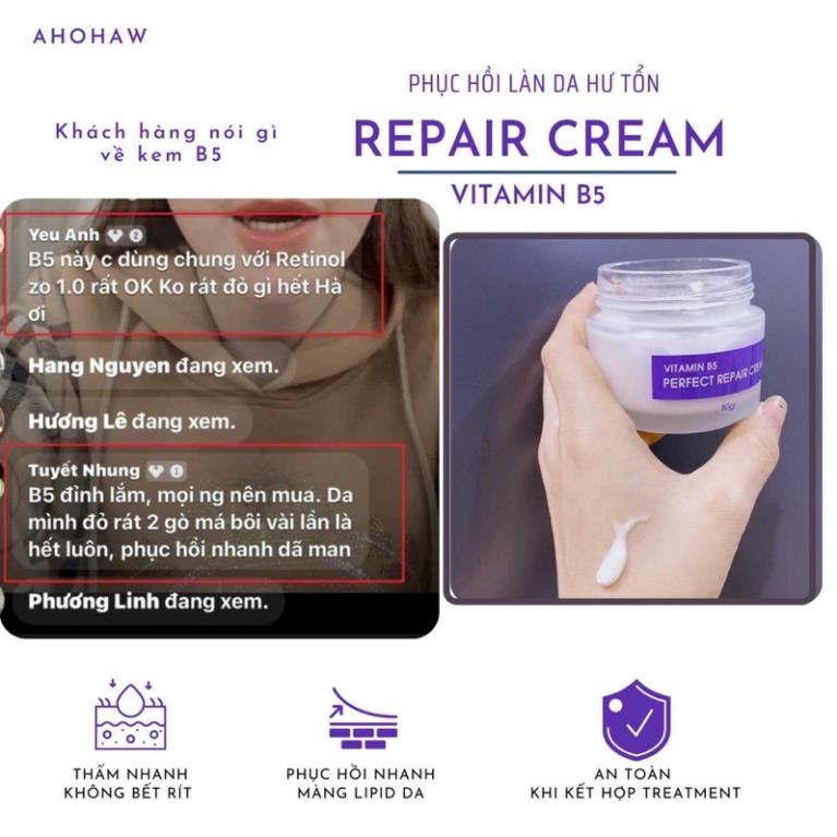 Kem Dưỡng Siêu Phục Hồi Ahohaw After Solution B5