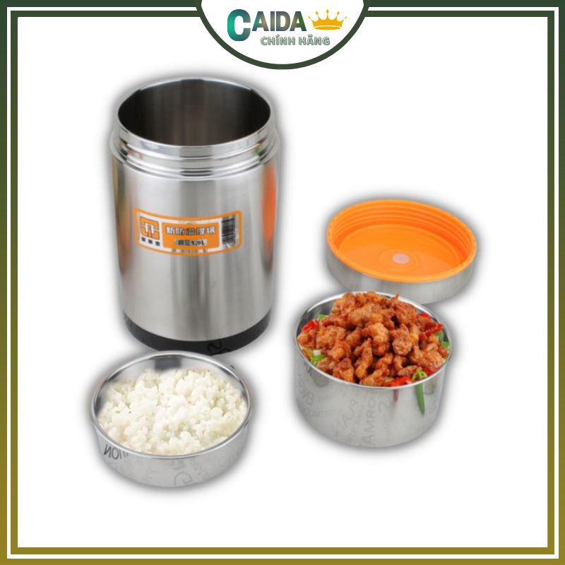 Hộp đựng cơm CAMEN giữ nhiệt Inox 304 không gỉ chia ngăn tiện lợi