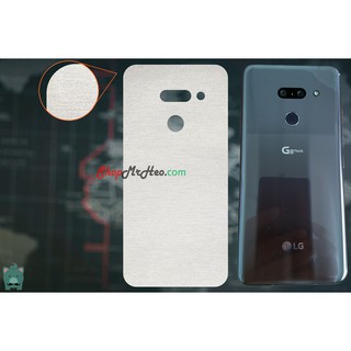 [Mã ELFLASH3 hoàn 10K xu đơn 20K] Skin Dán Mặt Sau Lưng Vân Nhôm LG G8 ThinQ