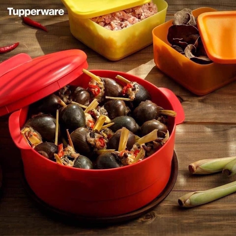 Xửng Nhựa 2 Tầng Hấp Xôi Bánh Bao - Hấp Đồ Ăn Dặm Cho Bé - Steam It Tupperware - Con Bọ Cạp