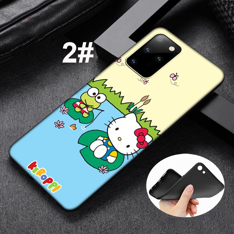 Samsung Galaxy S10 S9 S8 Plus S6 S7 Edge S10+ S9+ S8+ Soft Silicone Cover Phone Case Casing GR38 Cute keroppis Frog