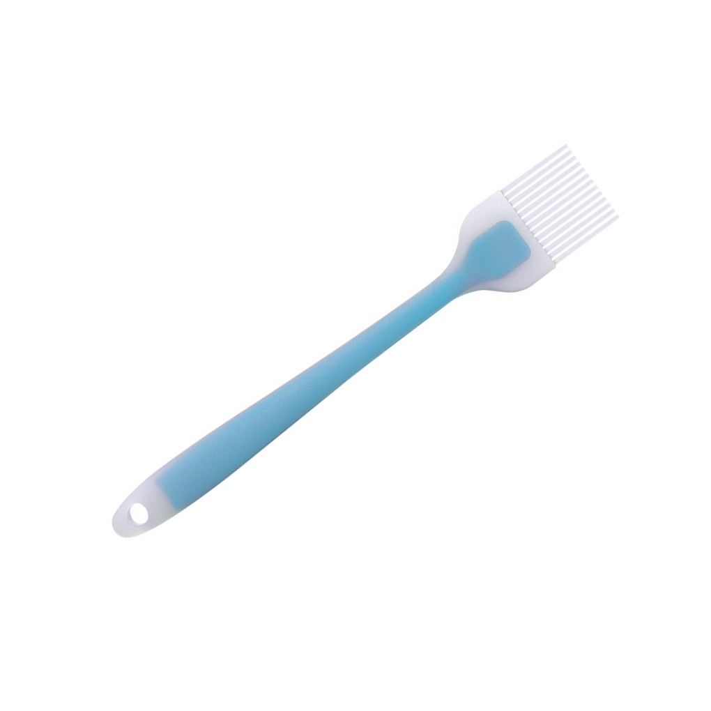 [Choosewho1] Silicone Basting Brush High Heat Reistant Pastry Brush Translucent Reusable Barbecue Utensil Blue