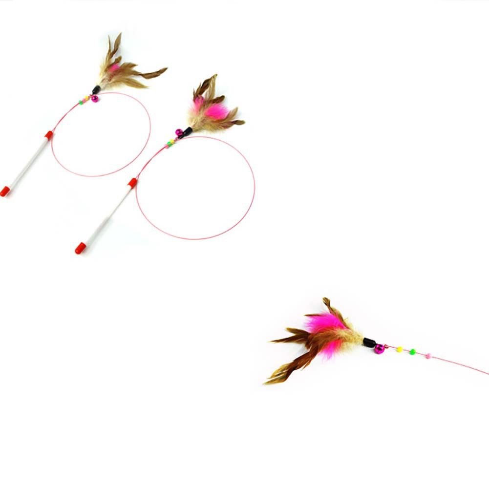 Gậy lông vũ đồ chơi cho mèo