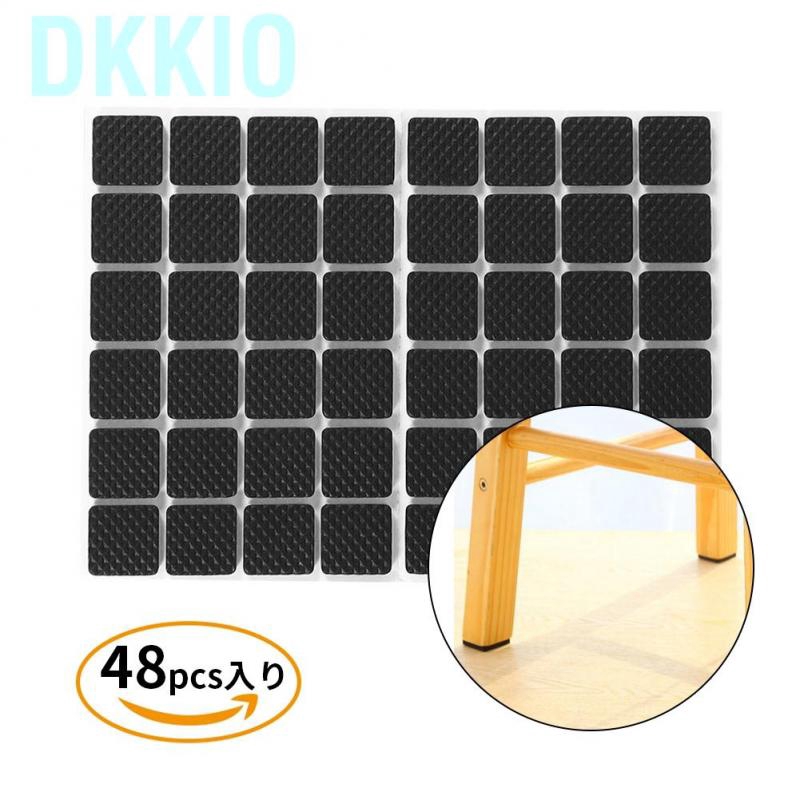 Set 48 miếng cao su đen giữ chân bàn ghế chống trượt tiện dụng | BigBuy360 - bigbuy360.vn