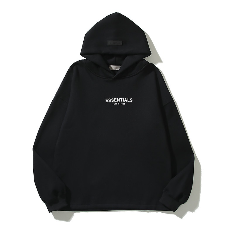 Hàng Bán Chạy Áo Khoác Hoodie Cotton In Chữ Flocked Plus Size Unisex