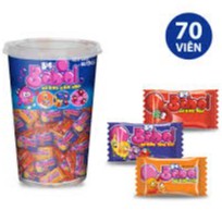 Hũ Lớn 70 Viên Kẹo Cao Su Thổi Big Babol Trái Cây Hỗn Hợp (Dạng Hũ 70 viên)