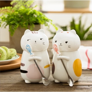 Ly sứ mèo biểu cảm lồi lõm
